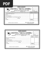 Guest House Bill Format Template | PDF