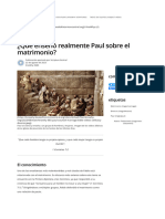 ¿Qué Enseñó Realmente Paul Sobre El Matrimonio? - Libro de Mormón Central