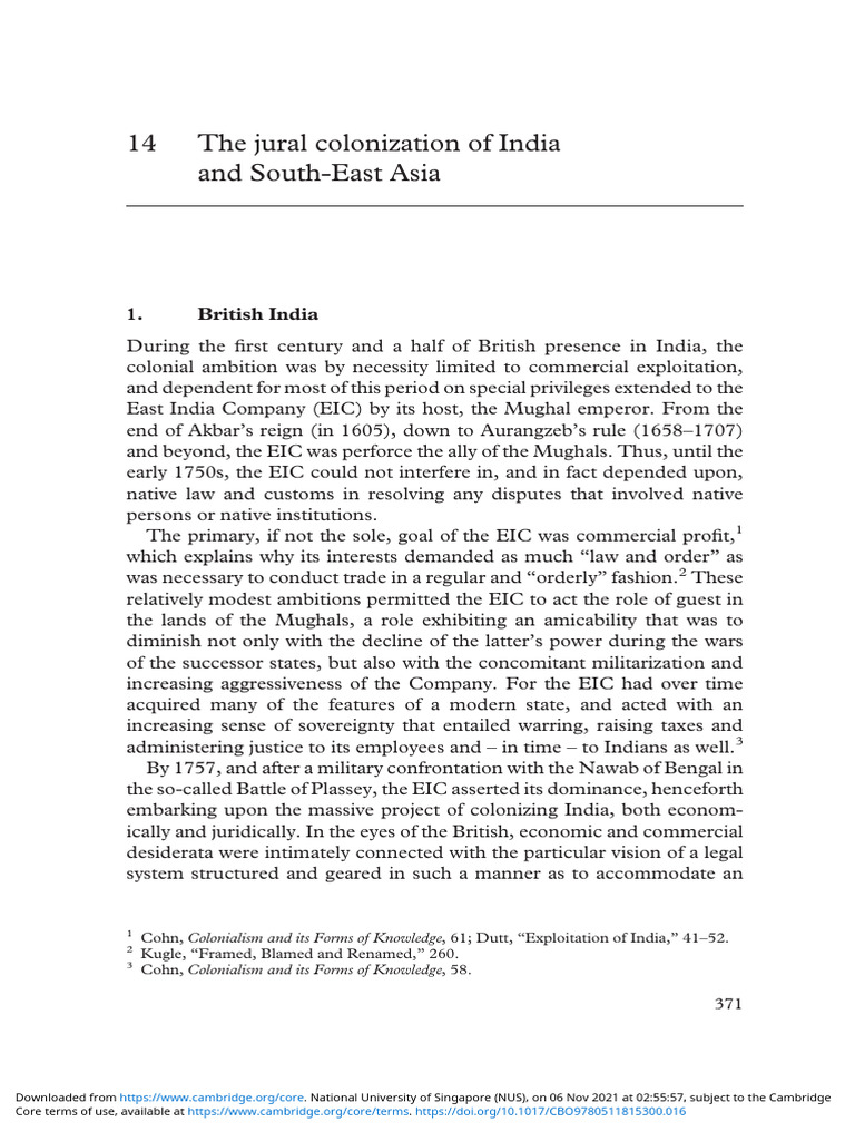 Jural - Colonization - of - India - and - Southeast - Asia | PDF ...