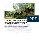 8.1.D.2 Peran Kembanga Sosial Dalam Pemanfaatan Sumber Daya Alam