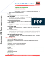 Incident Investigation & Root Cause Analysis