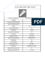 Data Sheet For LDPA ODS-12NK-70270