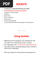 Using Sockects For Both TCPIP & UDP