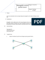 Laporan Manageable Smart Switch Pada Packet Tracer