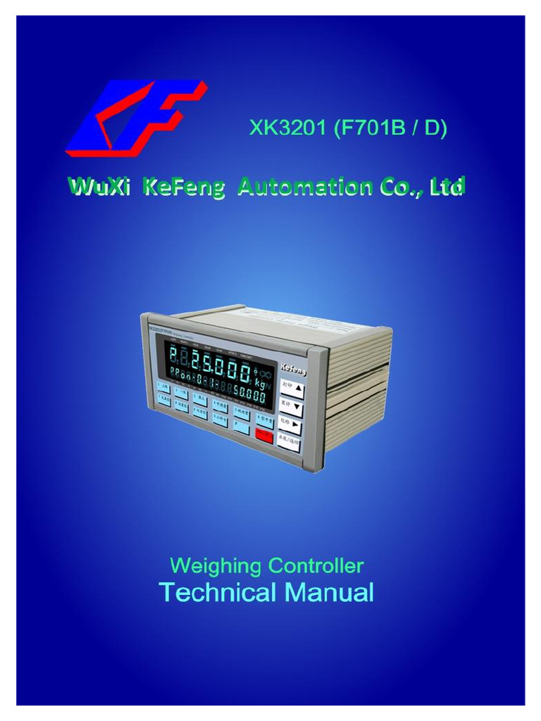 XK3201 F701BD Manual Specification PDF Power Supply