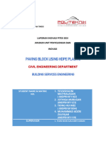 Report Inovasi (Paving Block Using Hdpe Plastic) Final