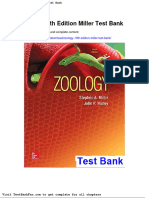 Zoology 10th Edition Miller Test Bank