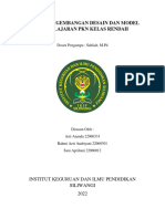 Makalah Prinsip Pengembangan Desain Dan Model Pembelajaran PKN Kelas Rendah Kel.9