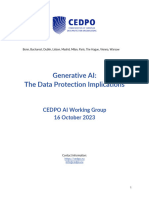 CEDPO Generative AI The Data Protection Implications 1698808685