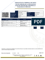 Universidad Estatal Península de Santa Facultad de Ciencias de La Educacion E Nivelacion de Gestión Del Desarrollo