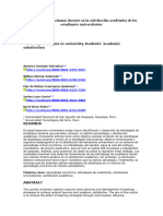 Estrategias de Enseñanza Docente en La Satisfacción Académica de Los Estudiantes Universitarios