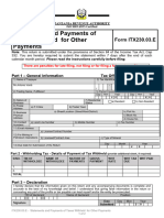 ITX23003E - Statement and Payment of Tax Withheld For Other Payments-Fn