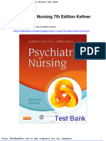 Psychiatric Nursing 7th Edition Keltner Test Bank