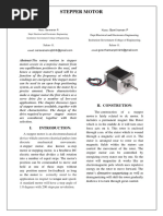 Stepper Motor at Final Abstact