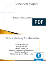 Safety Clothing of Electrician