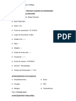 Proceso Cuidado de Enfermería: I. Etapa de Valoración