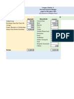 Sample Budget Plan Using Chart