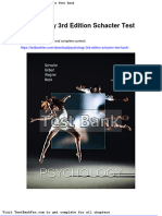 Psychology 3rd Edition Schacter Test Bank