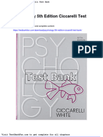 Psychology 5th Edition Ciccarelli Test Bank