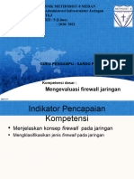 Menjelaskan Konsep Firewall Pada Jaringan - Pertemuan 1