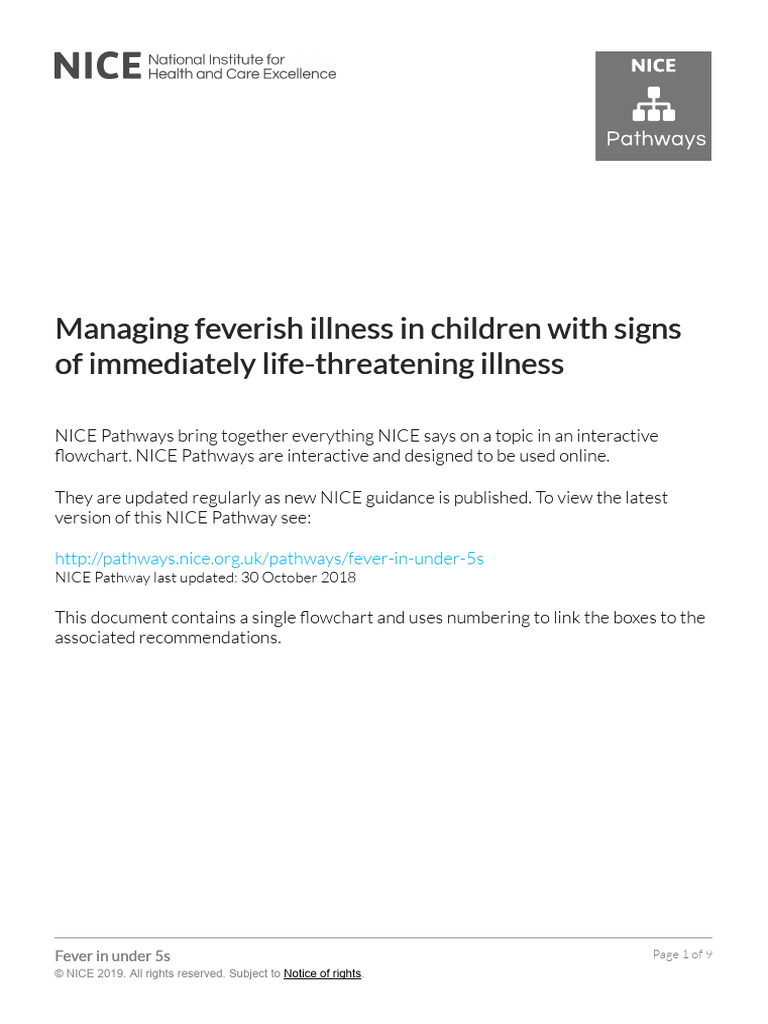 Fever In Under 5s