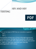 Types of HIV and HIV Testing (2) .PPT.X