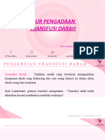 Alur Pengadaan Transfusi Darah