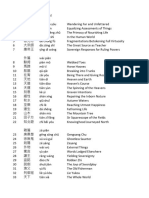 Zhuangzi Chapter Names
