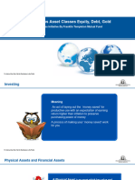 Module 6 Introduction To Various Asset Classes Equity Debt Gold