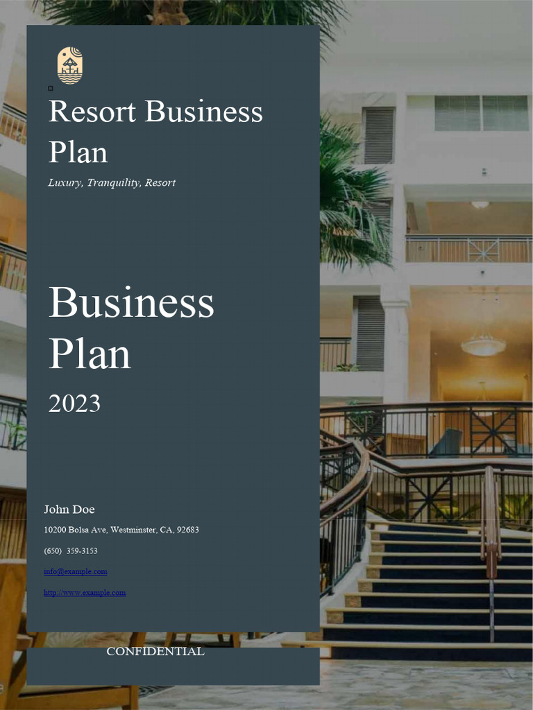 resort business plan pdf