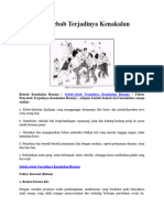 Faktor Penyebab Terjadinya Kenakalan Remaja