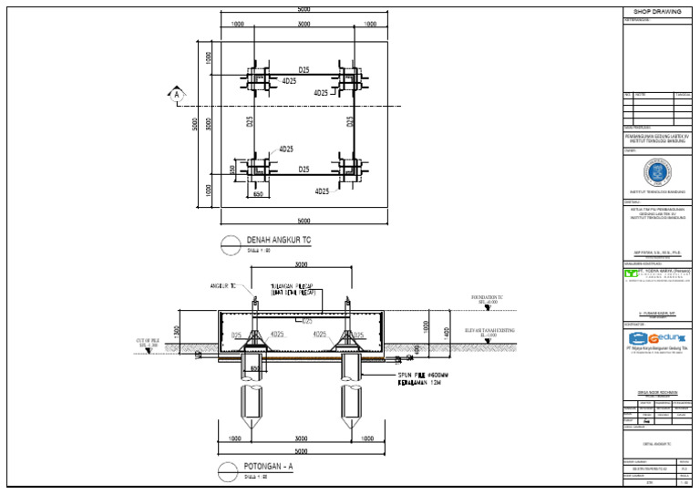SD - STR - Detail Angkur TC | PDF