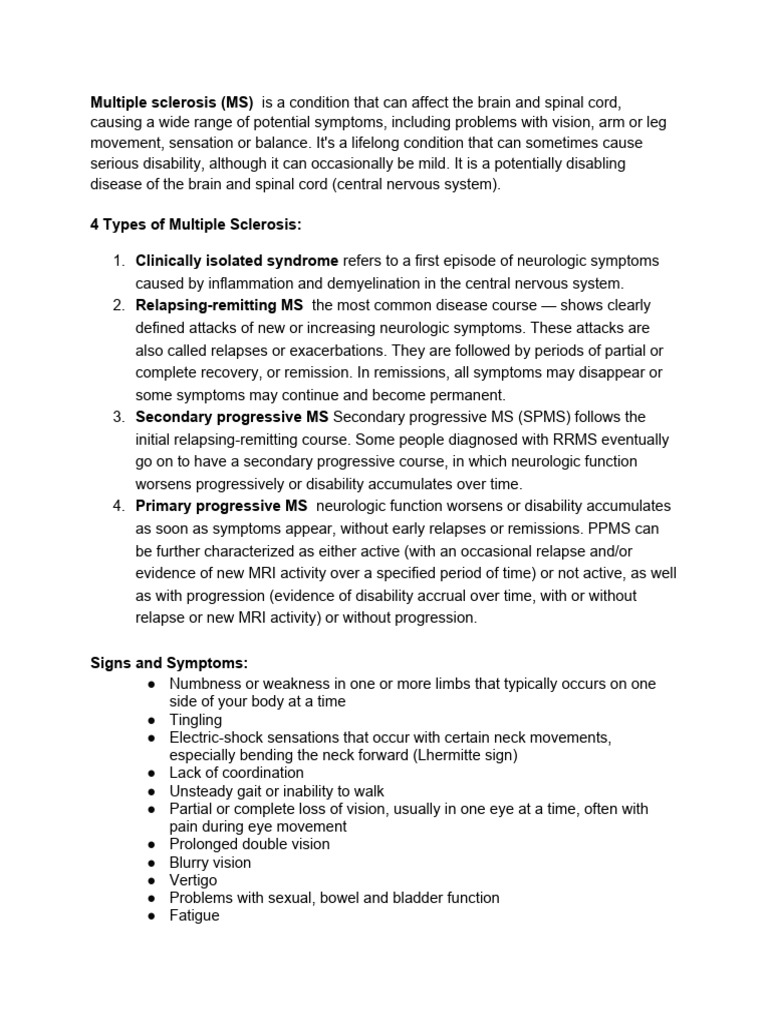 Multiple sclerosis pdf multiple sclerosis epidemiology