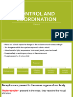 Control and coordination PPT