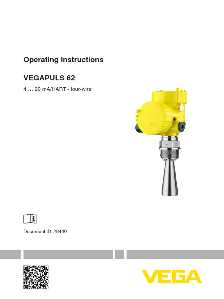 En operating instructions vegapuls 62 4 20 ma hart four wire plics