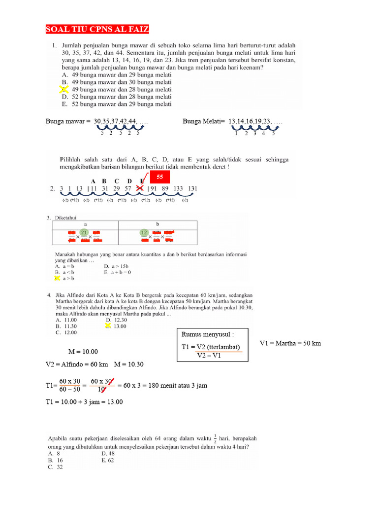 Soal tiu cpns al faiz pdf