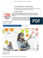 CPD 2 2017 - Implementing Lean Construction