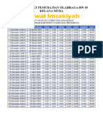 Jadwal Imsyakiyah