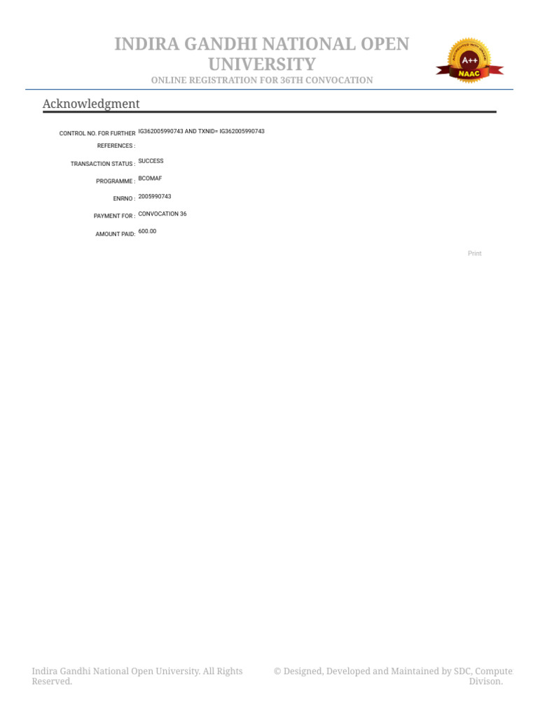 Ignou degree management system pdf