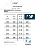 Daily Time Record