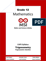 Trigonometric Identities Revision Booklet