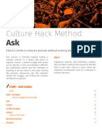 Culture Hack Method ASK 1.0 TR Archive