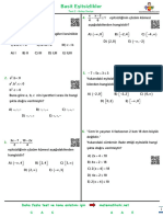 Basit Eşitsizlikler Test 2 K