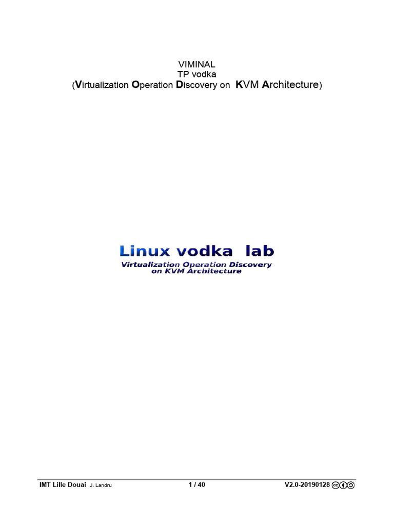 TP Virtualisation KVM : Guide Pratique | PDF | Virtualisation | VMware