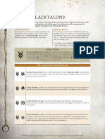 The Blacktalons: Faction Rules Special Rules