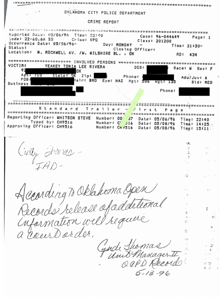 OCPD Police Report Vandalism 2 PDF