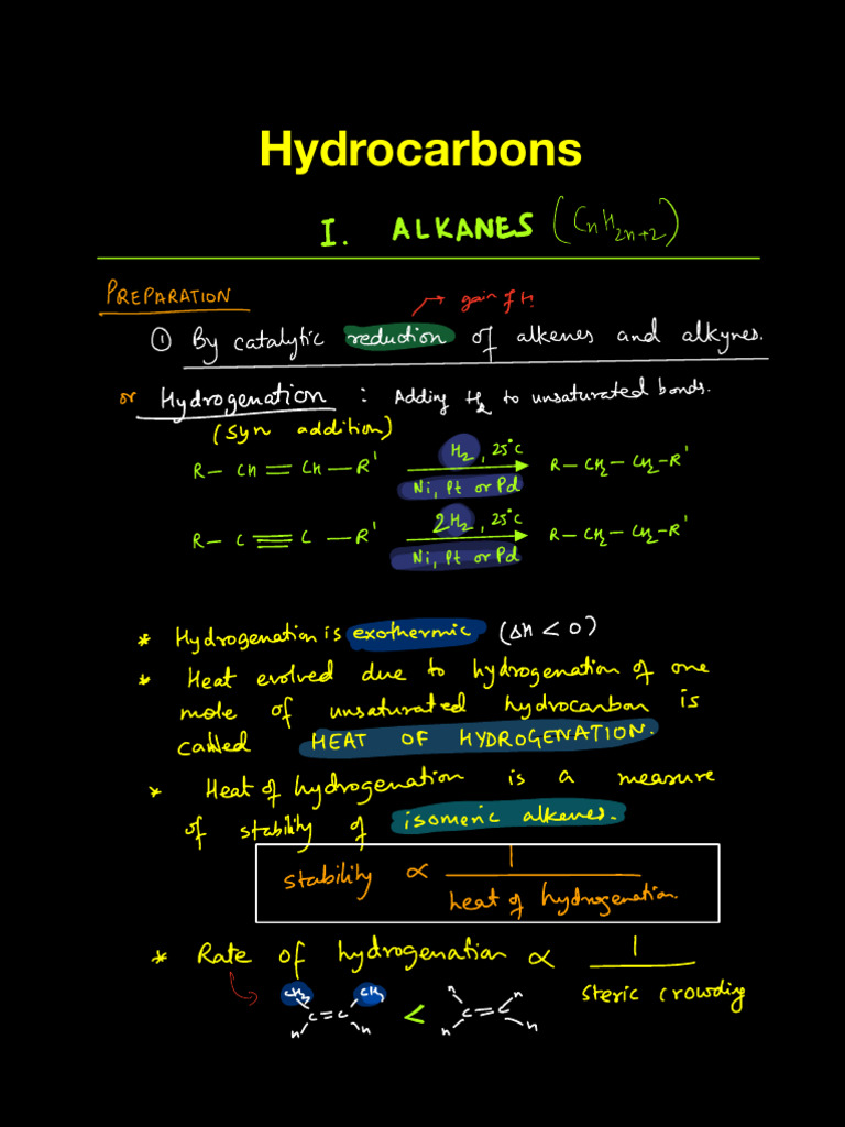 Hydrocarbons Complete | PDF
