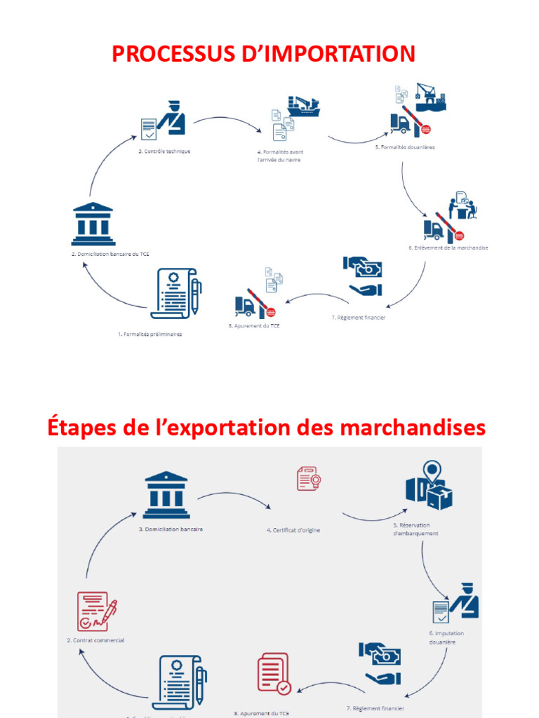 Processus Import Export en Bref | PDF