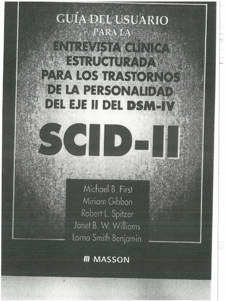 SCID II Manual | PDF