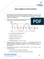 Bibrazio-Higidura Harmonikoa ARIKETAK